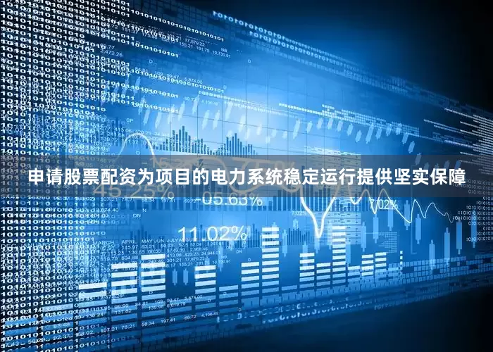 申请股票配资为项目的电力系统稳定运行提供坚实保障
